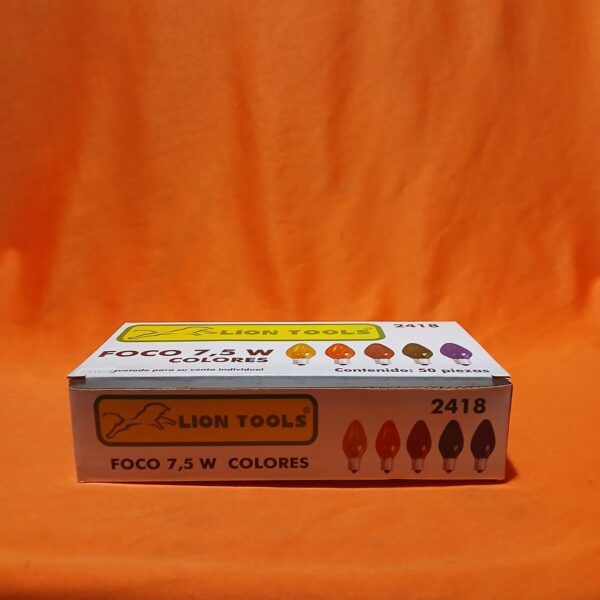 Foco 7,5w Colores