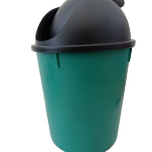 BOTE DE BASURA CON TAPA REDONDO